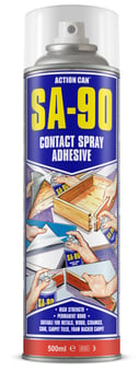 Picture of Aerosol - SA-90 Heavy Duty Industrial Adhesive - 500ml - [AT-1847]