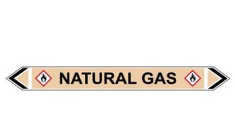 Picture of Flow Marker - Natural Gas - Yellow Ochre - Pack of 5 - [CI-13442]