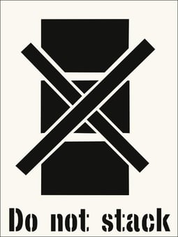 picture of Do Not Stack Stencil (400 x 600mm) - SCXO-CI-9576J