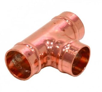 picture of 15mm Solder Ring Copper Equal Tee -  CTRN-CI-YS23P