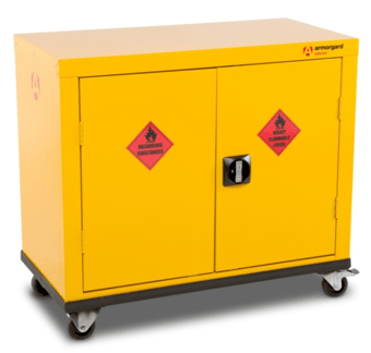 Picture of ArmorGard - Safestor - Hazardous Mobile Cupboard - 900mm x 465mm x 810mm - [AG-HMC1] - (SB)