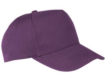 Picture of Result RC84X Breathable Core Boston 5-Panel Printers Cap - BT-RC84X-PURPLE