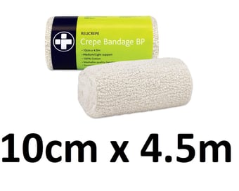 picture of Relicrepe Bandage BP - 10cm x 4.5m - 100% Cotton - [RL-443]