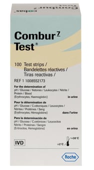 picture of Combur-7 Diagnostic Reagent Strips - Pack of 100 - [ML-D615]