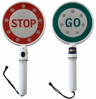 Picture of Way4Now - Stop Go - LED Handle Baton Paddle - Box Deal 50 - [IH-SHU-L-HB-1] - (HP)