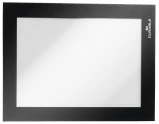 Picture of Durable - Self-adhesive Infoframe DURAFRAME Black A6 - 176 x 130mm - Pack of 2 - [DL-487001]