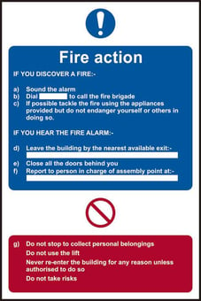 Picture of Spectrum Fire action procedure - RPVC 400 x 600mm - SCXO-CI-11465