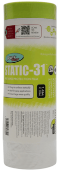 Picture of Axus Decor Static-31 Pre-Taped Protection Film 1.4m x 30m - [OFT-AXU/DSP3114]