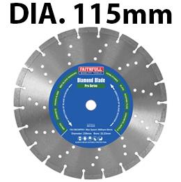 picture of Faithfull - Pro Series Diamond Blade - Dia 115mm - [TB-FAIDB115PRO]