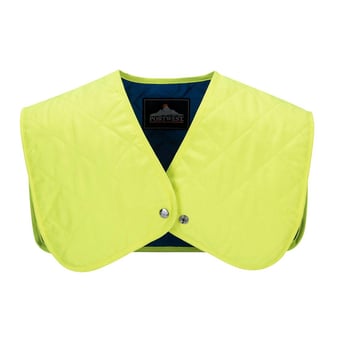 picture of Portwest - Yellow/Blue Cooling Shoulder Insert - [PW-CV10YBL]