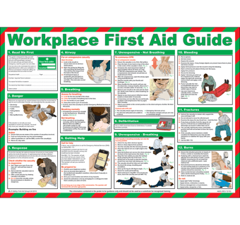 picture of Workplace First Aid Guide Poster - 590 x 420Hmm - [SA-A600]