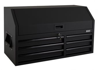 picture of BiGDUG Professional 41" Clam Shell Tool Chest - 6 Drawer - 585h x 1033w x 450d - Matt Black - [BDU-BDCTC416MBK] - (LP)