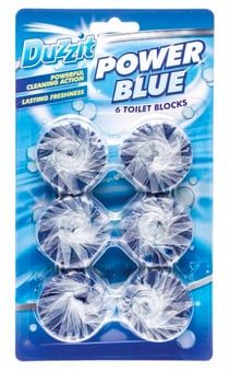 picture of Duzzit - Power Blue Toilet Blocks - Pack of 6 - [ON5-DZT1036-36]
