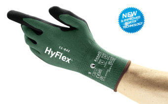 picture of Ansell HyFlex 11-842 Green Sustainable Multi-Purpose Gloves - Pair - AN-11-842