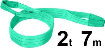 picture of LashKing - Polyester Webbing Sling - 2t W.L.L - Length: 7mtr - EN11492-1:2000 - [GT-DWS2T7M]