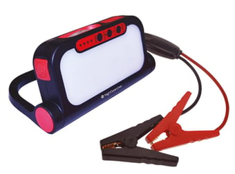 Picture of NightSearcher - StarBooster Car Jump Starter with Torch Flood and Red Emergency Light - Powerful 500 Lumens - [NS-NSSTARBOOSTER]