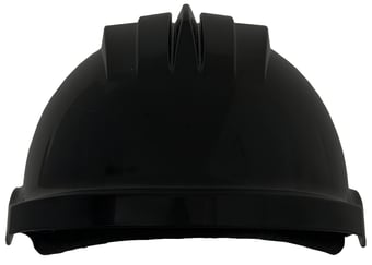 Picture of Black Climax Safety Helmet - Vented - Lightweight ABS - [CL-CURRO-LIGHT-BL]