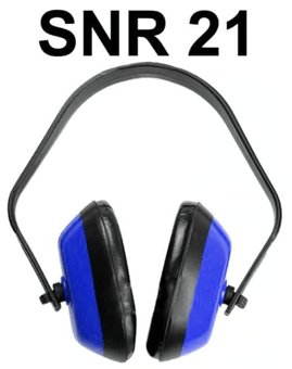 picture of Safe-T Ear Muff CE Approved SNR 21 - Blue - [TX-STDEFB21]