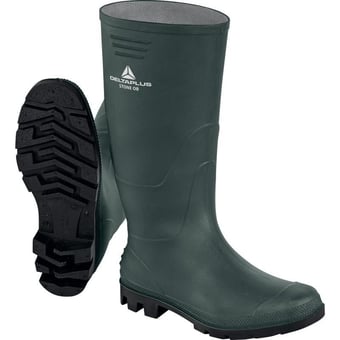 picture of Delta Plus OB - SRA - Stone PVC Working Boots - Green-Black - LH-STONEOBVE