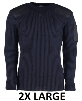 picture of AFE Crew-Neck Navy Blue "NATO" Sweater - 2 Extra Large - [AE-C/N2XL]