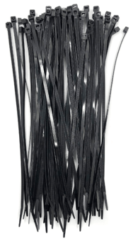 picture of Amtech 60pcs Tie Wraps Black 300 x 4.8mm - [DK-S0812]