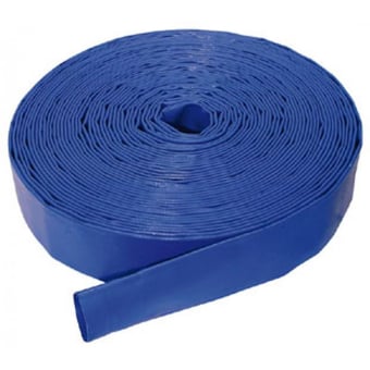 Picture of Good Abrasion PVC Layflat Hose 6" Bore - 153.2mm O/D x 150mm - 100 Metre - [HP-LFL6/100]