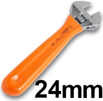 picture of Boddingtons - Premium Insulated Adjustable Spanner - 150mm - 24mm Opening - [BD-192150]