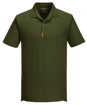 Picture of Portwest T720 - WX3 Polo Shirt Olive Green - PW-T720OGR