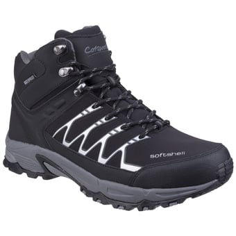picture of Cotswold Abbeydale Mid Mens Hiker Boots - Black/Grey - FS-26901-45204