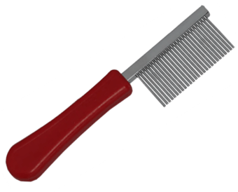 picture of Eye Grooming Professional Dog Comb Red - [WG-EYERED] - (DISC-R)