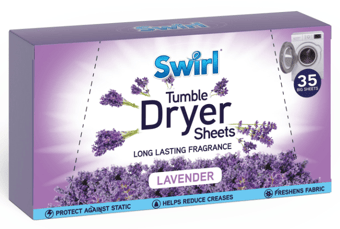 Picture of Swirl Laundry Sheets Lavender 35Pk - [ON5-SW1013A]