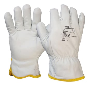 Picture of Supreme Premium White Leather Gloves - Pair - HT-DG-WCG-L