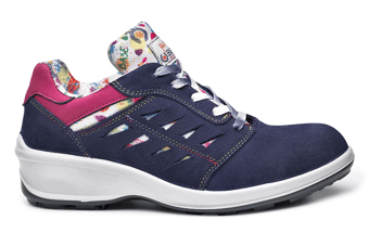 Picture of S3 SRC - Portwest - Kate Women's Safety Trainer - Fresh’n Flex Midsole - Steel Toecap - Blue/Pink - PW-B0323BLP