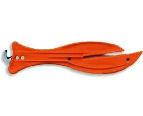 Picture of F600 Fish Red Safety Knife with U Hook Blade - [KC-F600C]