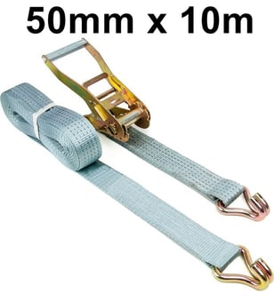 picture of ProSolve Ratchet Tie-Down Straps - 50mm x 10m 5000kg (LC) - [PV-BDV1577CP]