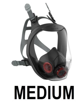 picture of JSP - Force 10 Typhoon Full Face Mask - Compatible with PressToCheck Filters - Medium - [JS-BPB003-004-000]