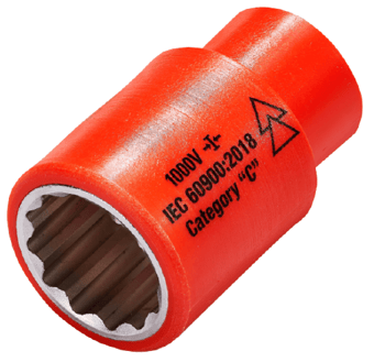 Picture of ITL - 3/8" Insulated Drive Socket - 19mm - [IT-01740]