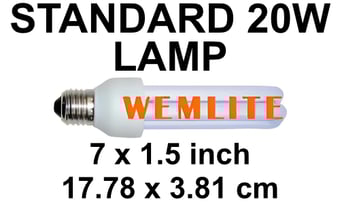 picture of Wemlite BL368 20 Watts Standard UV Lamp For Fly Killers - [BP-LL20WX-W]