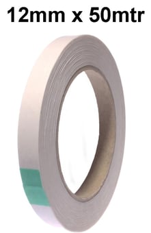 picture of Ultra High Tack Double Sided Tissue Tape - 12mm x 50 Meter Long - EM-CROC2H12X50
