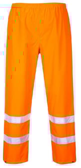 Picture of Portwest - S480 Hi Vis Traffic Orange Trousers - PW-S480ORR