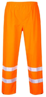 picture of Portwest - S480 Hi Vis Traffic Orange Trousers - PW-S480ORR