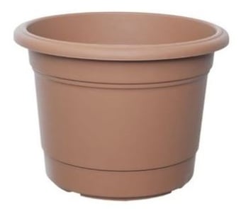 picture of Whitefurze 30cm Round Milano Planter - Terracotta - [WHF-G01R303]