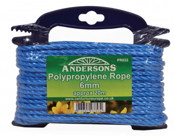 picture of 6mm x 20m Multi Blue Poly Rope - CTRN-CI-PR032