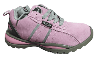 picture of Lady Terrain Pink/Grey Suede Safety Trainers SB - BN-LT68P - (DISC-W)
