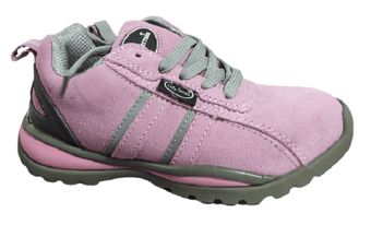 Picture of Lady Terrain Pink/Grey Suede Safety Trainers SB - BN-LT68P - (DISC-W)