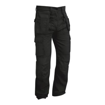 Picture of Merlin Tradesman Black Trouser - 245gm - Regular Leg - ON-2800-15-BLK