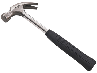 picture of Amtech Polished Claw Hammer With Steel Shaft 450g - [DK-A0150]
