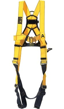 picture of DBI-Sala Delta Il N300 2-Point Safety Blue/Yellow Harness - Conforms to EN361- [BL-258032] 