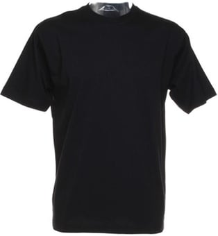picture of Kustom Kit Men's Hunky Superior T-Shirt - Black - [BT-KK500-BLK]