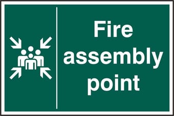 picture of Fire Assembly Point LARGE - 600 x 400Hmm - Rigid Plastic - [AS-SA54-RP]